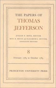 Cover of: The Papers of Thomas Jefferson
