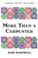 Cover of: More than a carpenter